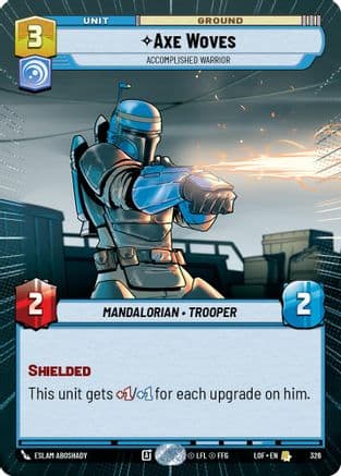 Axe Woves - Accomplished Warrior (Hyperspace) |  (326)  [Legends of the Force]
