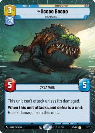 Oggdo Bogdo - Bogano Brute (Hyperspace) |  (327)  [Legends of the Force]