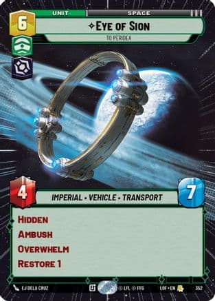 Eye of Sion - To Peridea (Hyperspace) |  (352)  [Legends of the Force]