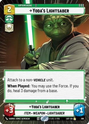 Yoda's Lightsaber (Hyperspace) |  (366)  [Legends of the Force]