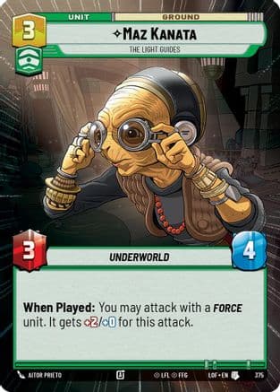 Maz Kanata - The Light Guides (Hyperspace) |  (375)  [Legends of the Force]