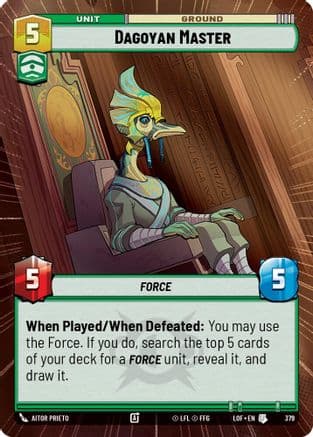 Dagoyan Master (Hyperspace) |  (379)  [Legends of the Force]