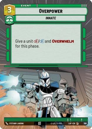 Overpower (Hyperspace) |  (390)  [Legends of the Force]