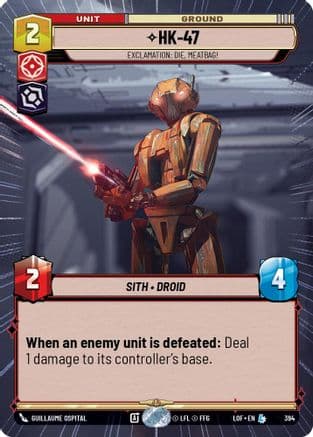 HK-47 - Exclamation: Die, Meatbag! (Hyperspace) |  (394)  [Legends of the Force]