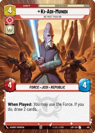 Ki-Adi-Mundi - We Must Push On (Hyperspace) |  (410)  [Legends of the Force]