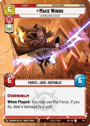 Mace Windu - Leaping into Action (Hyperspace) |  (413)  [Legends of the Force]