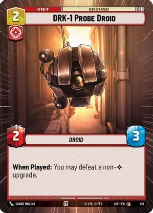 DRK-1 Probe Droid (Hyperspace) |  (419)  [Legends of the Force]
