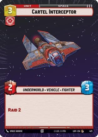 Cartel Interceptor (Hyperspace) |  (421)  [Legends of the Force]