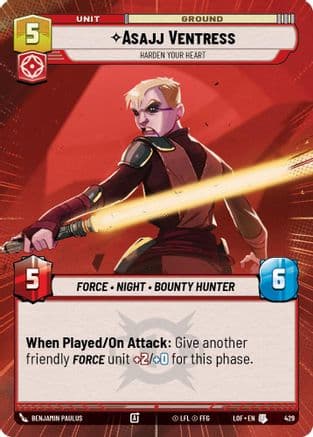Asajj Ventress - Harden Your Heart (Hyperspace) |  (429)  [Legends of the Force]