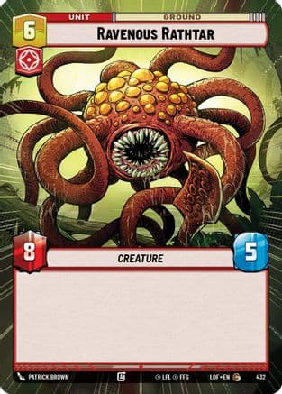 Ravenous Rathtar (Hyperspace) |  (432)  [Legends of the Force]