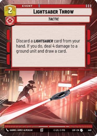 Lightsaber Throw (Hyperspace) |  (440)  [Legends of the Force]