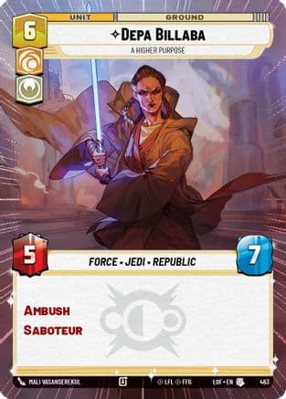 Depa Billaba - A Higher Purpose (Hyperspace) |  (463)  [Legends of the Force]