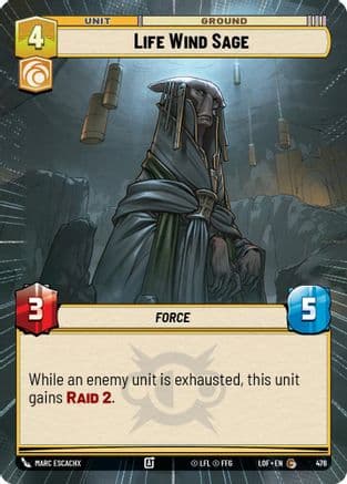 Life Wind Sage (Hyperspace) |  (476)  [Legends of the Force]