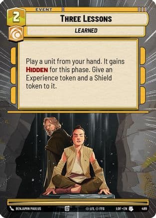 Three Lessons (Hyperspace) |  (489)  [Legends of the Force]