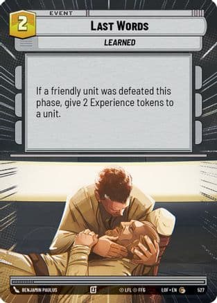 Last Words (Hyperspace) |  (527)  [Legends of the Force]