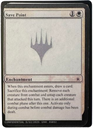 Save Point () [Un-Known Event Playtest Cards]