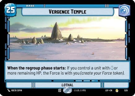 Vergence Temple (Foil) | Foil (529)  [Legends of the Force]