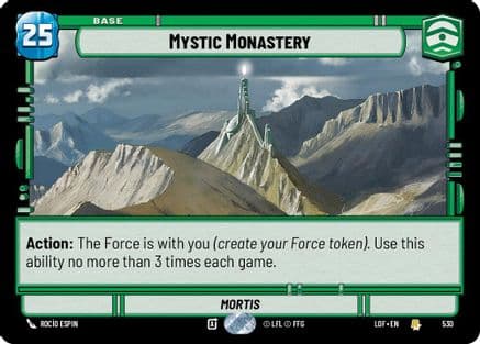 Mystic Monastery (Foil) | Foil (530)  [Legends of the Force]
