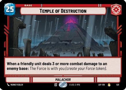 Temple of Destruction (Foil) | Foil (531)  [Legends of the Force]
