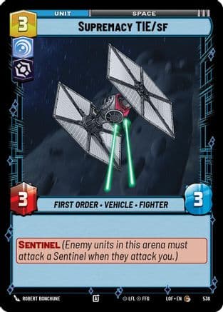 Supremacy TIE/sf (Foil) | Foil (536)  [Legends of the Force]