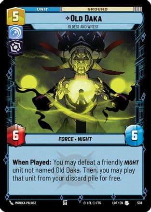 Old Daka - Oldest and Wisest (Foil) | Foil (538)  [Legends of the Force]