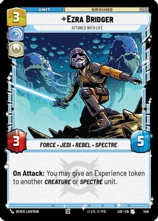 Ezra Bridger - Attuned With Life (Foil) | Foil (548)  [Legends of the Force]