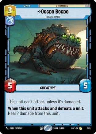 Oggdo Bogdo - Bogano Brute (Foil) | Foil (565)  [Legends of the Force]
