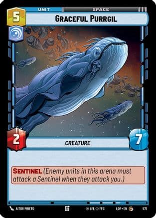 Graceful Purrgil (Foil) | Foil (571)  [Legends of the Force]