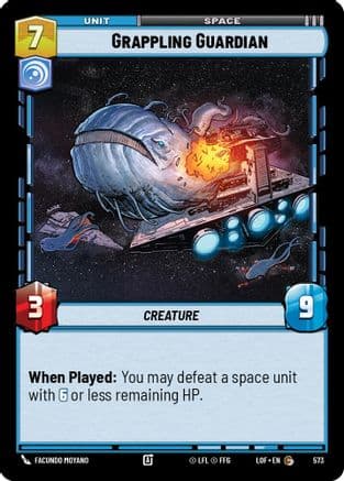 Grappling Guardian (Foil) | Foil (573)  [Legends of the Force]