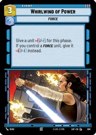Whirlwind of Power (Foil) | Foil (580)  [Legends of the Force]