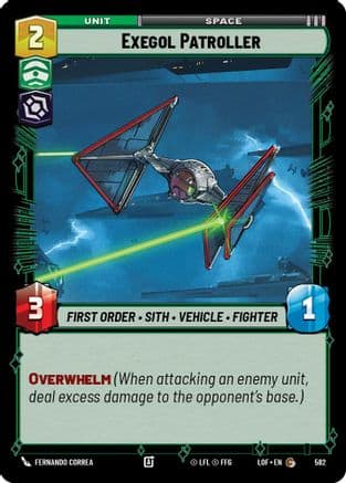 Exegol Patroller (Foil) | Foil (582)  [Legends of the Force]