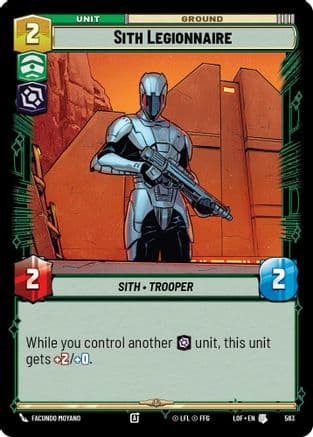 Sith Legionnaire (Foil) | Foil (583)  [Legends of the Force]