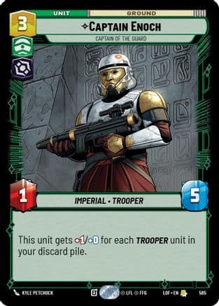 Captain Enoch - Captain of the Guard (Foil) | Foil (585)  [Legends of the Force]