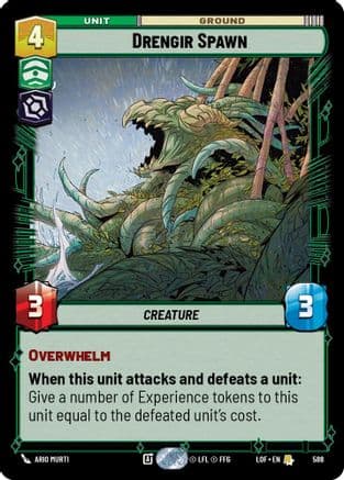 Drengir Spawn (Foil) | Foil (588)  [Legends of the Force]