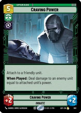 Craving Power (Foil) | Foil (593)  [Legends of the Force]