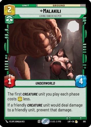 Malakili - Loving Rancor Keeper (Foil) | Foil (610)  [Legends of the Force]