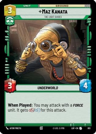 Maz Kanata - The Light Guides (Foil) | Foil (613)  [Legends of the Force]