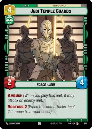 Jedi Temple Guards (Foil) | Foil (615)  [Legends of the Force]