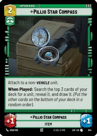 Pillio Star Compass (Foil) | Foil (624)  [Legends of the Force]