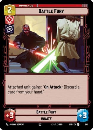 Battle Fury (Foil) | Foil (641)  [Legends of the Force]