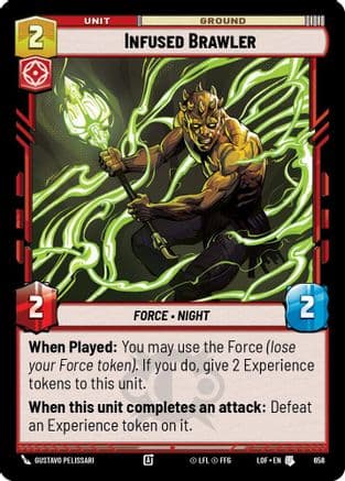 Infused Brawler (Foil) | Foil (658)  [Legends of the Force]