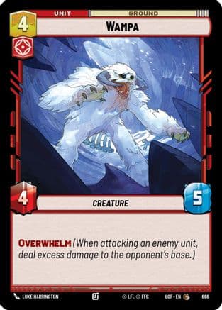 Wampa (Foil) | Foil (666)  [Legends of the Force]