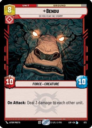 Bendu - Do You Fear the Storm? (Foil) | Foil (672)  [Legends of the Force]