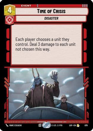 Time of Crisis (Foil) | Foil (679)  [Legends of the Force]