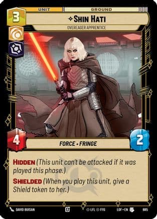 Shin Hati - Overeager Apprentice (Foil) | Foil (685)  [Legends of the Force]