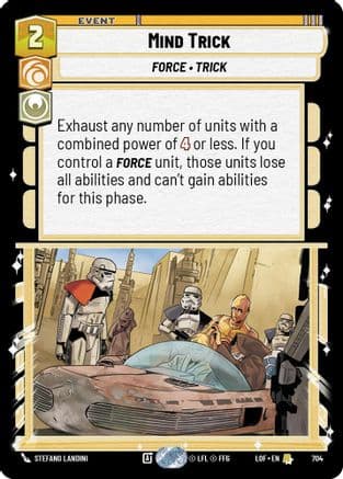 Mind Trick (Foil) | Foil (704)  [Legends of the Force]