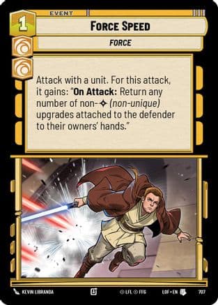 Force Speed (Foil) | Foil (707)  [Legends of the Force]