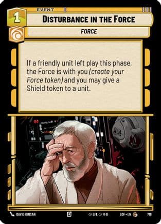 Disturbance in the Force (Foil) | Foil (718)  [Legends of the Force]