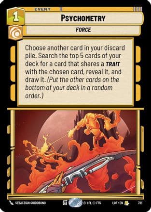 Psychometry (Foil) | Foil (721)  [Legends of the Force]