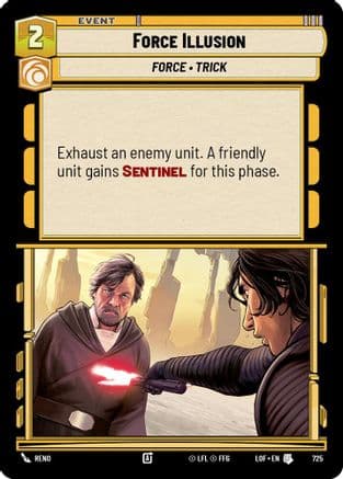 Force Illusion (Foil) | Foil (725)  [Legends of the Force]